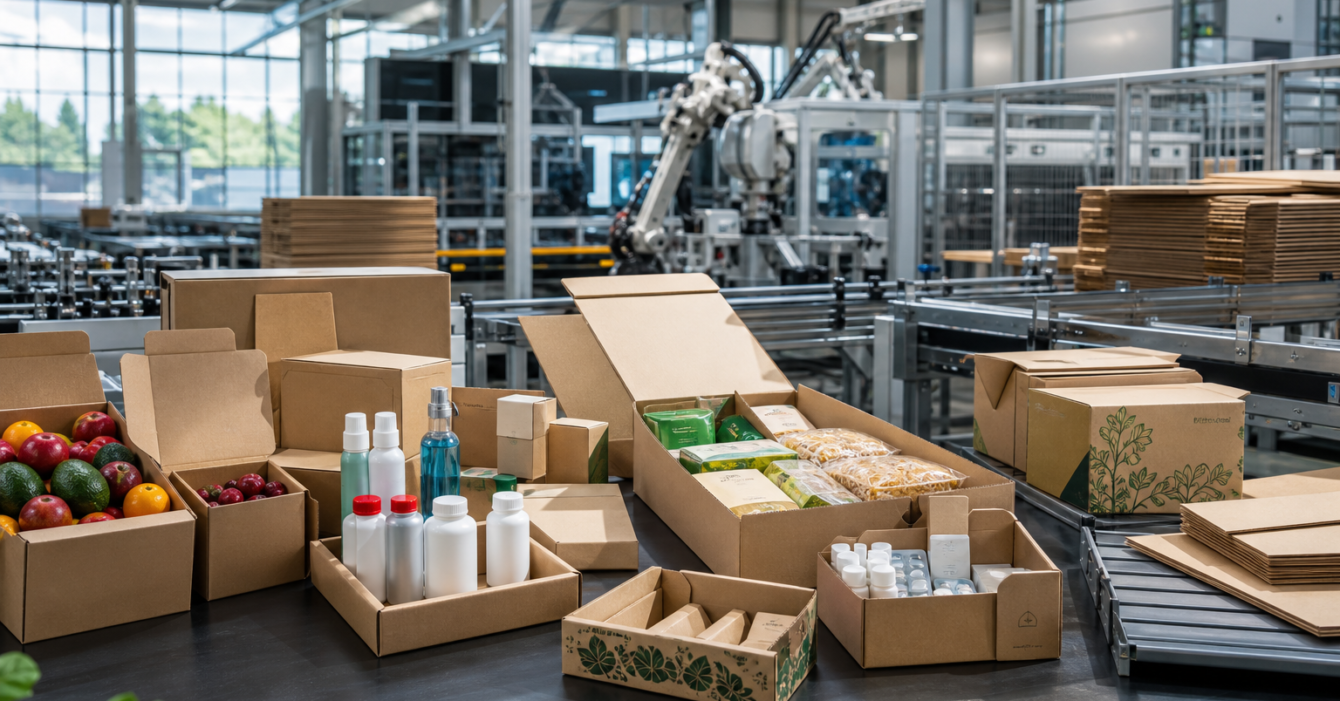 Embalagens de papelão no varejo alimentar e farmacêutico- 872814 Embalagens de papelão no varejo alimentar e farmacêutico: soluções por segmento