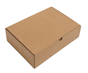 Caixa de papelão parda